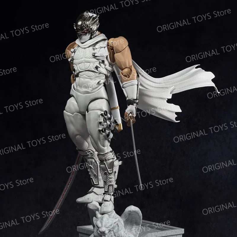 In Stock AC Toys The Second Batch Ryu Revoltech 1/12 Amazing Yamaguchi White Ryu Hayabusa Ninja Gaiden Action Anime Figures Toy