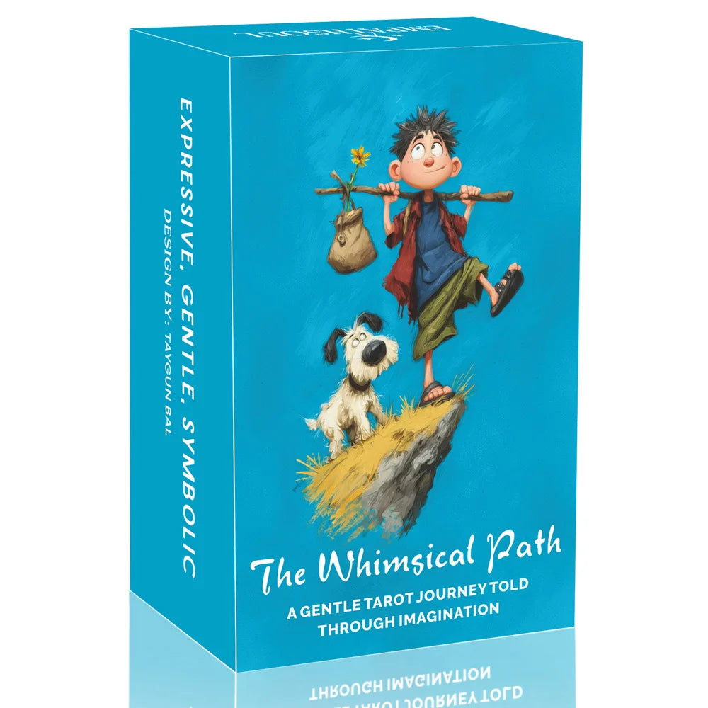 78 Tarot Cards Set,The Whimsical Path Tarot,13x8cm Modern Illustrations, Eternal Symbolism Fusion, Includes Paper Instructions