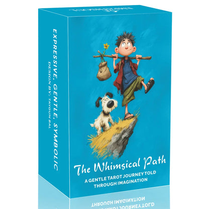 78 Tarot Cards Set,The Whimsical Path Tarot,13x8cm Modern Illustrations, Eternal Symbolism Fusion, Includes Paper Instructions