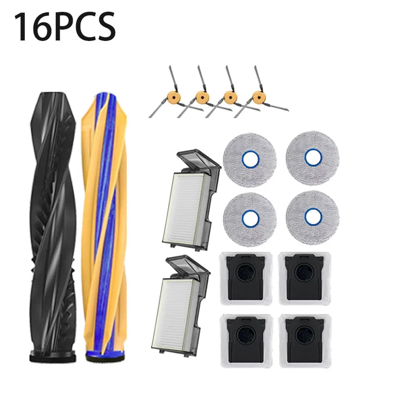 Dreame X60 Ultra/X60 Master/X60 Max Ultra  Accessory Robot Vacuums Cleaner Dust Bag Main Side Brush Hepa Filter Mop Cloths Spare