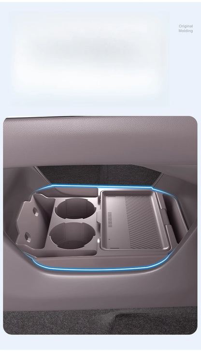 For 2024 2025 New ZEEKR 7X Special Car Central Control Armrest Lower Storage Box Mat Interior Modification Accessories Voiture
