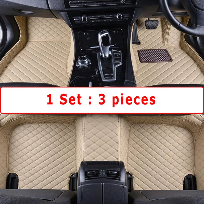 RHD Car Floor Mats For Toyota Highlander XU50 Kluger 2014 2013 2012 2011 2010 2009 (5 Seater) Auto Carpet Accessories Interior