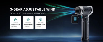 Vanture Electric Air Duster-28.22OZ Market Maximum Wind Pressure Super Power Cordless Duster 3-Gear Adjustable for Outdoor Car