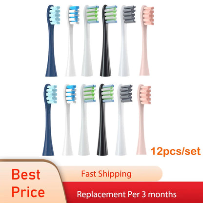 Replacement Brush Heads DuPont Soft Bristle Clean Nozzles for Oclean X/ X PRO/ Z1/ F1/ One/ Air 2 /SE Sonic Electric Toothbrush