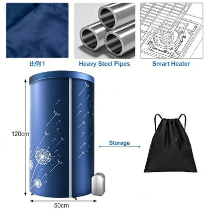 Portable Electric Clothes Dryer,1000W Heated  Airer,Travel Heated Clothes Dryer with Timer,Electric Clothes Dryer
