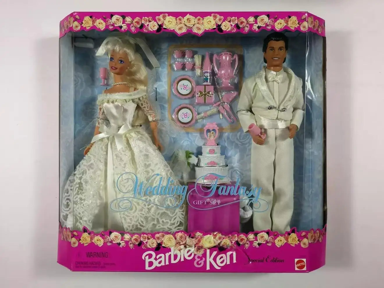 Barbie Elvis And Priscilla 2008 Wedding Doll Set Pink Label Collector Edition Collectible Figurine For Adult Collection