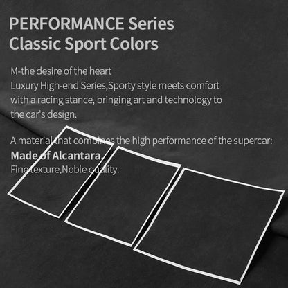 For Tesla Model 3 (2024-) Model Y(2025-) Center Console Panel Trim Sticker Anti Scratch Car Interior Accessory Made of Alcantara