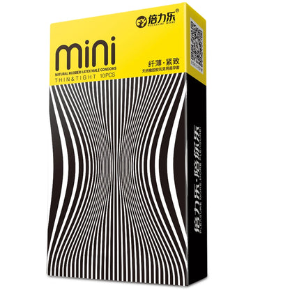 Ultra Thin Condoms S Size 46mm Mini Condom Super Thin Dotted Granular Tighten Sex Toys For Men Passionate Delay Ejaculation 18+