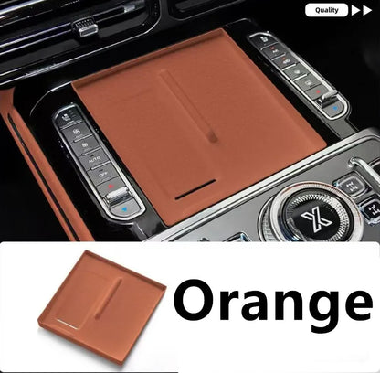 Car Center Console Wireless Charging Pad For CHERY JETOUR G700 Silicone Anti-slip Mat Protective Mat Dustproof Car Accessories