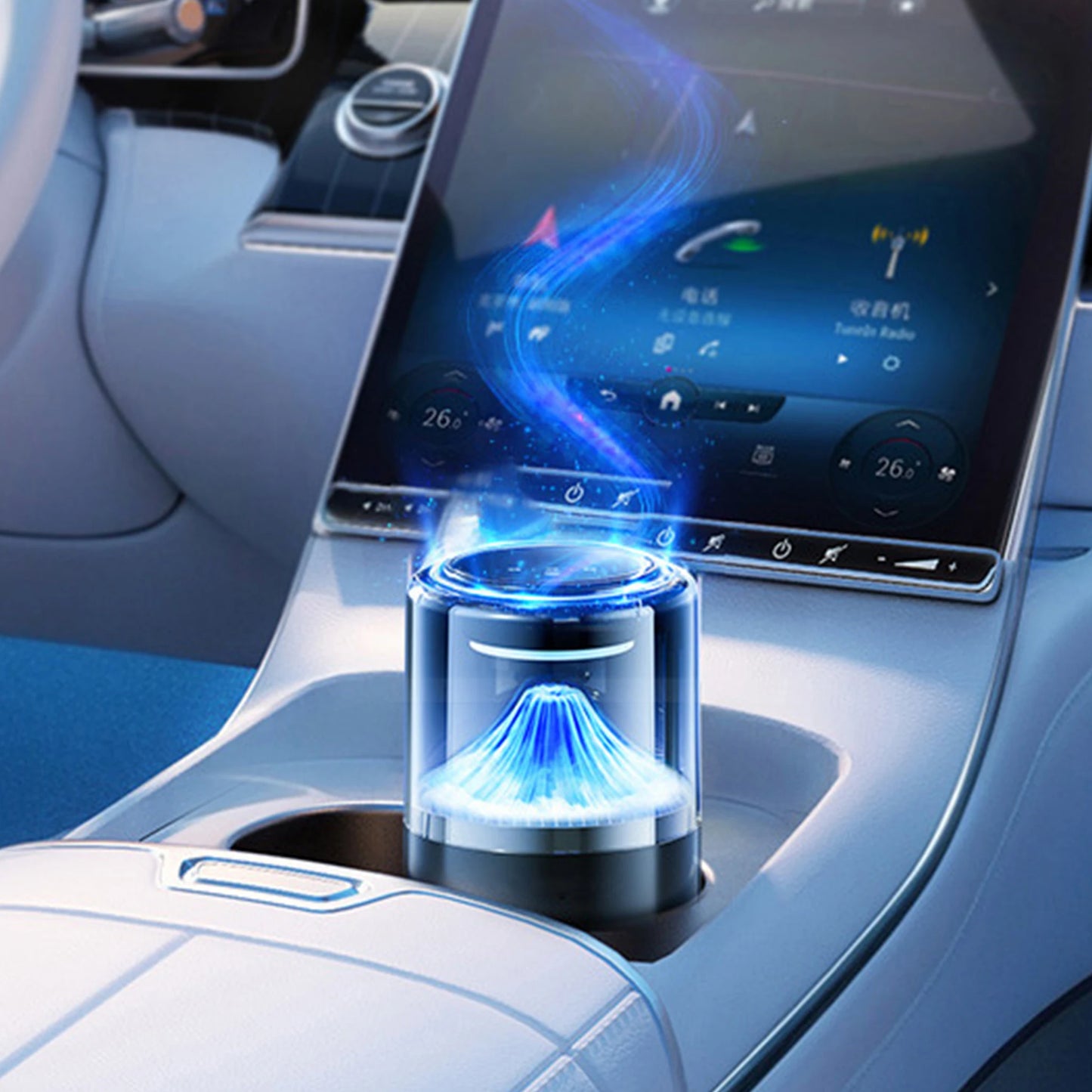 Car Aromatherapy Cloud Mist Machine Automatic Spray Premium Car Perfume Long-Lasting Fragrance High-End Vehicle Aromatherapy
