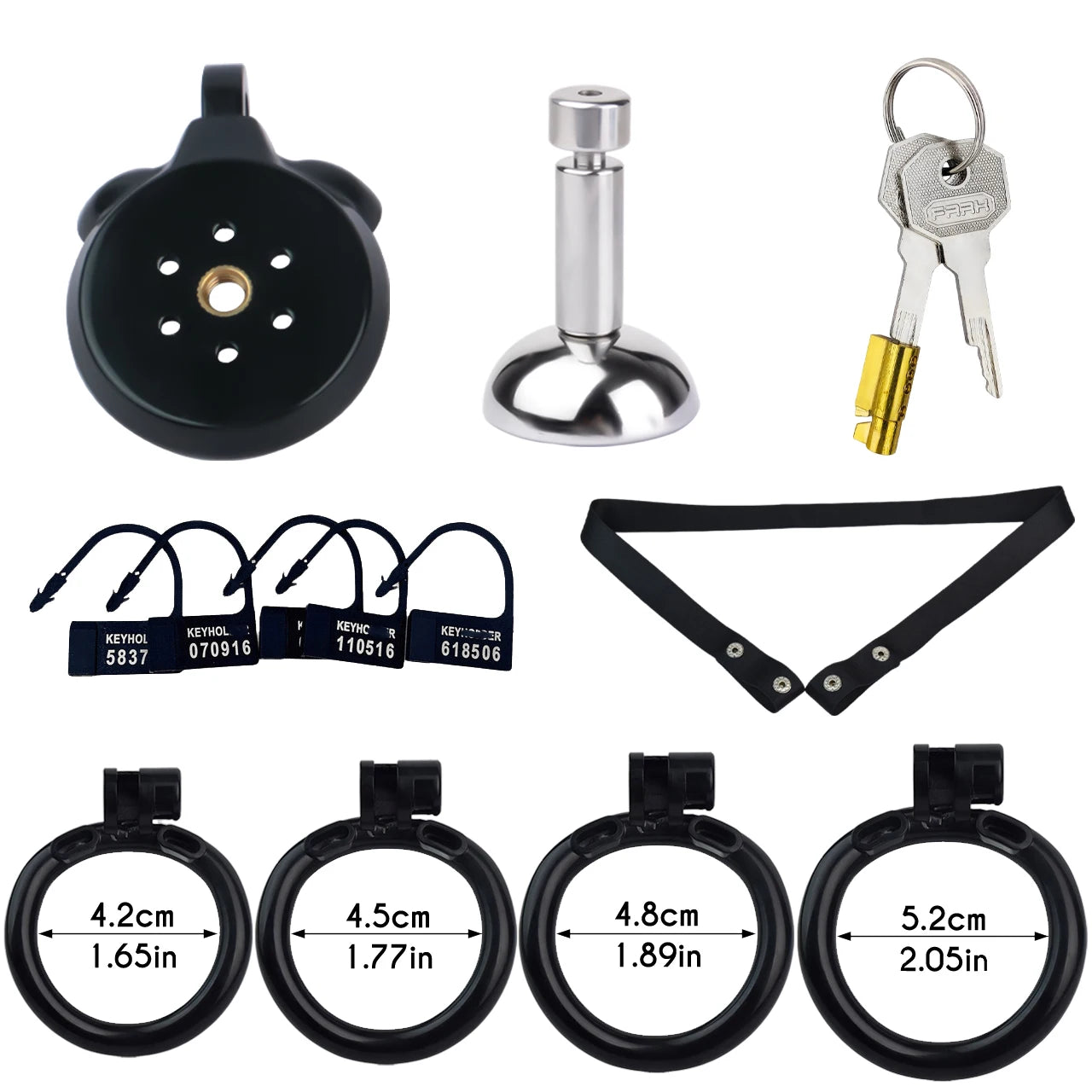 FRRK 4 Size Rings Resin Sissies Urethral Inverted Male Chastity Cage With Metal Urine Catheter 정조대 Penis Lock BDSM Men's Sex Toy