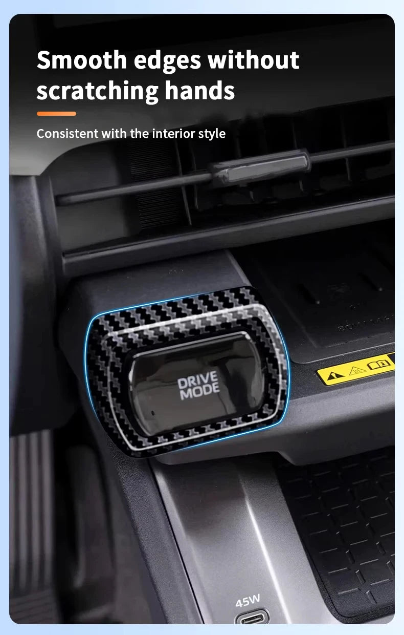 For Toyota RAV4 XA60 2026 ABS Red Gear Shift Cover Trim Central Control Strip Air Outlet Trim Interior Decoration Accessories