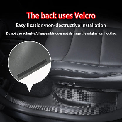 For Tesla Model YL Launch 2026 TPE Front Rear Door Sill Protector Threshold Strip Anti-kick Guard Panel Interior Decoration Set