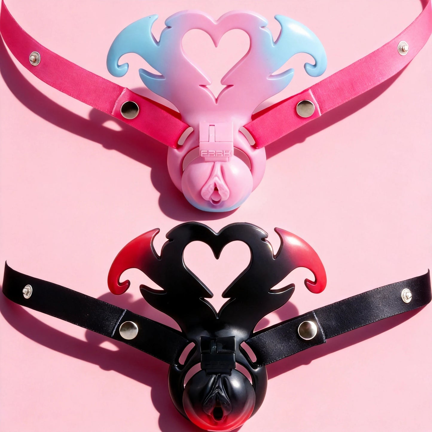 Devil's Heart Chastity Cage 2026 New Sissycage Male CB Lock Bondage Cock Cage Pussy Worship Device Wearable BDSM Toy For Men Gay