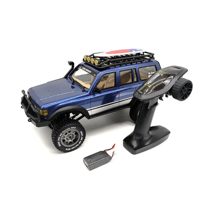 New 1/12 For Toyota LC80 4WD Climbing Remote Control Off-road Vehicle Dual Speed Simulation Car Model Toy  With two batteries