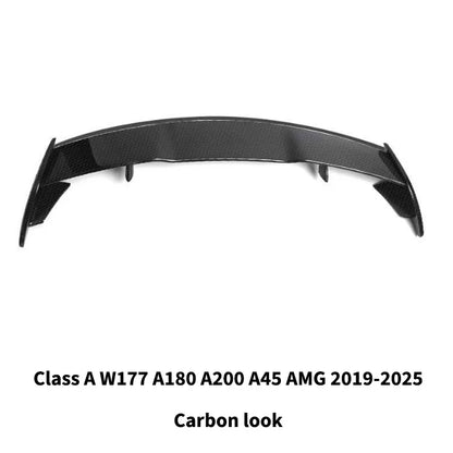 For Mercedes Benz A Class W177 A180 A200 A45 AMG 2019-2025 Car Rear Roof Spoiler Lip Rear Trunk Wings Accessories Body kits