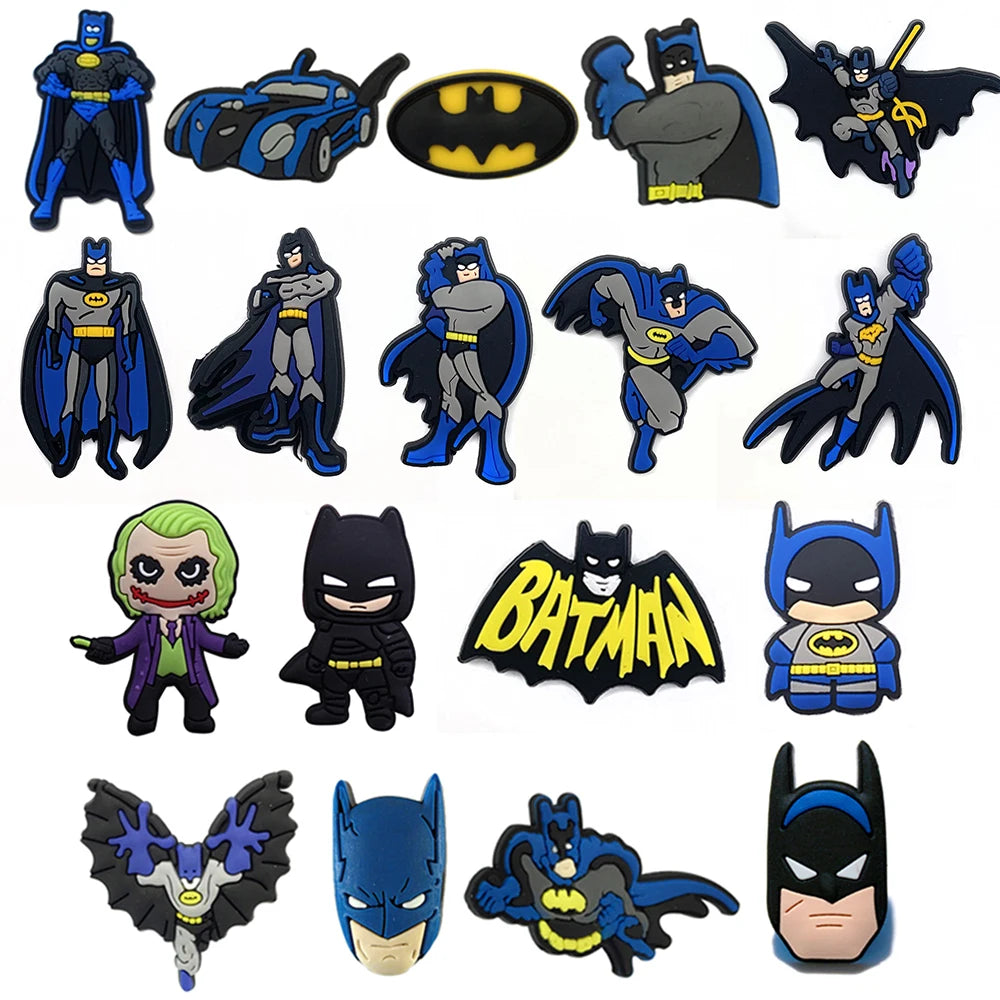 9-100Pcs Hot Toys Cartoon Shoe Charm Accessories DIY Clog Sandal Shoes Buckle Decorations Children Kids Party Gifts