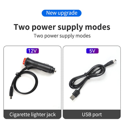 4 IN 1 Car Automotive Ambient Light Neon Foot Light Interior LED Ambient Light Car USB/Cig Music Light Environment Decoration