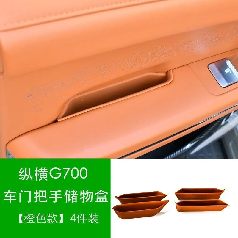 For Jetour G700 2026 Central Control Wireless Charging Silicone Pad Dustproof Anti-slip Mat Center Console Storage Box