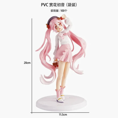 Hatsune Miku Future Anime Figure Vocaloid Kawaii Collectible Statue Model Desktop Decor Otaku Gift Doll Japanese Fans