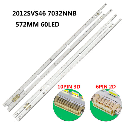 For 46" TV UE46ES7000 UE46ES6900 UE46ES7000U UE46ES6800 UE46ES6200 UE46ES6710 UE46ES8000 UE46ES6100 LED strip 2012SVS46 7032NNB