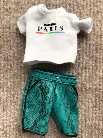 Original Rainbow Doll Clothes Jacket Pants Shoes Socks 1/6 Doll Parts Decors DIY Doll Accessories