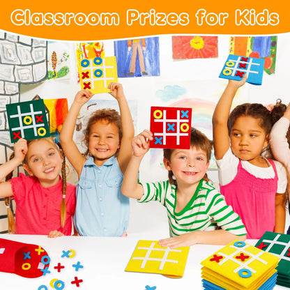 5-40PCS Tic Tac Toe Strategic Board Game for Kids, Birthday Party Favors Bulk for Kids 4-8 8-12 Goodie Treat Bag