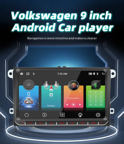 2Din Car Radio Android for Volkswagen Golf 5 6 Polo Passat B6 B7 CC Skoda Jetta Universal Multimedia Carplay Wifi GPS Navigation