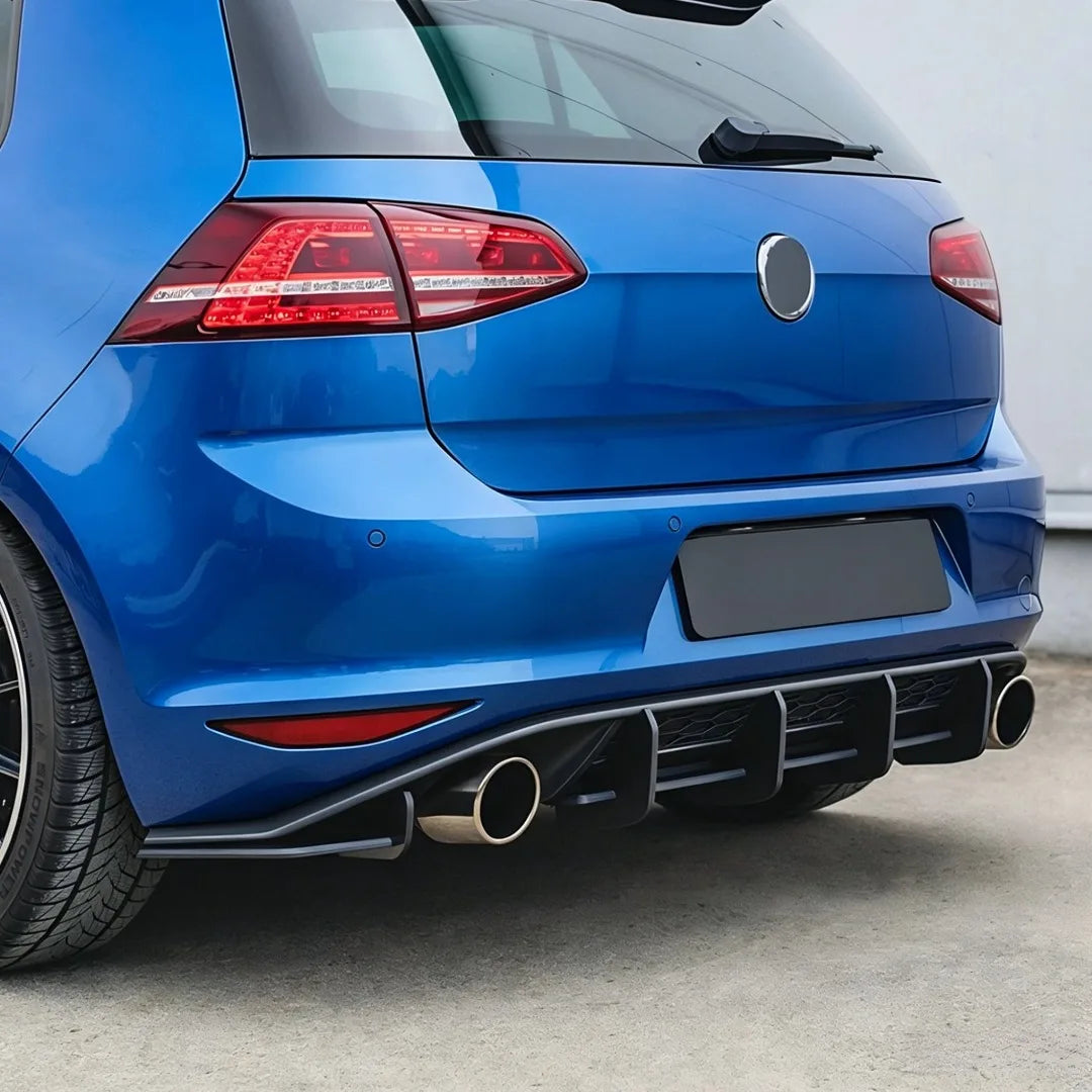 Rear Bumper Lip Diffuser Protector Guard For Volkswagen Golf 7 MK7 GTI 2013-2017 Car Styling Exterior Parts Tuning Accessories