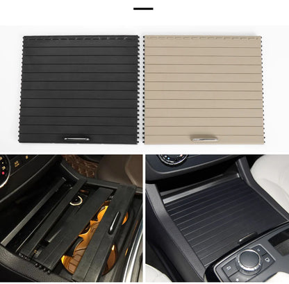 New  Car Center Console Shutters Cup Holder Slide Roller Blind Cover For Mercedes Benz Ml/Gl/Gle/Gls Class W166 W292 2012-2018