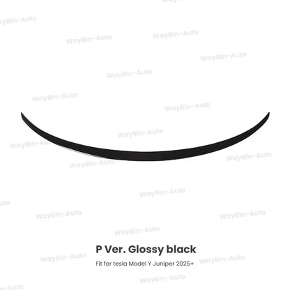 Matte Black  Rear Trunk Spoiler for Tesla Model Y Juniper 2025 - Easy Install Carbon Fiber Trim Blade Wing Body Kit Auto Tuning