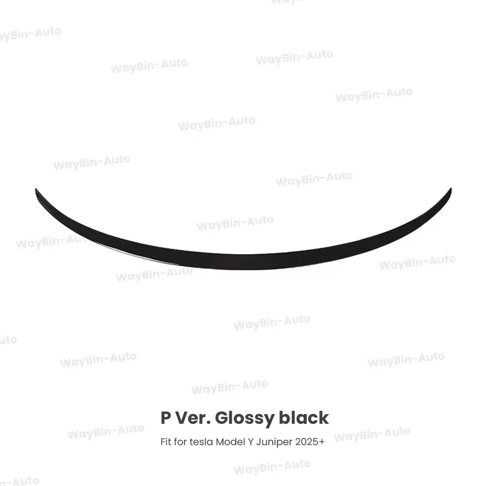 Matte Black  Rear Trunk Spoiler for Tesla Model Y Juniper 2025 - Easy Install Carbon Fiber Trim Blade Wing Body Kit Auto Tuning