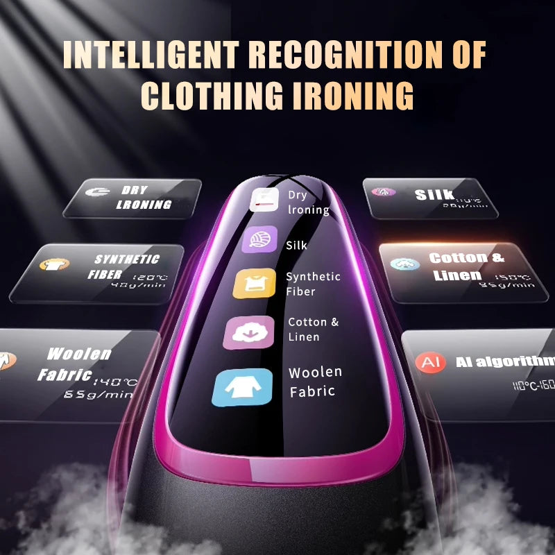 2026 New Model Professional Handheld Garment Steamer 1200W Fast Heating Portable Clothes Fabric Steamer Iron for Home and Travel