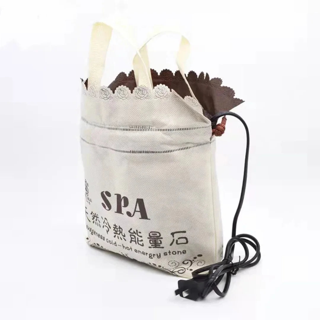 20pcs/set Hot Stone Massage Set Heater Box Relieve Stress Back Pain Health Care Lava Basalt round massage tool stone massager