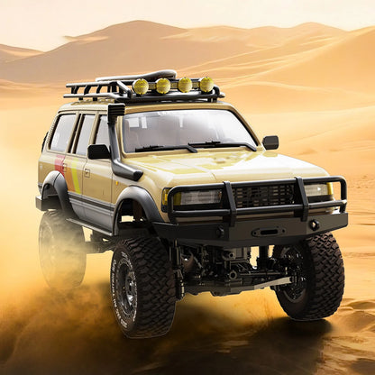 New 1/12 For Toyota LC80 4WD Climbing Remote Control Off-road Vehicle Dual Speed Simulation Car Model Toy  With two batteries