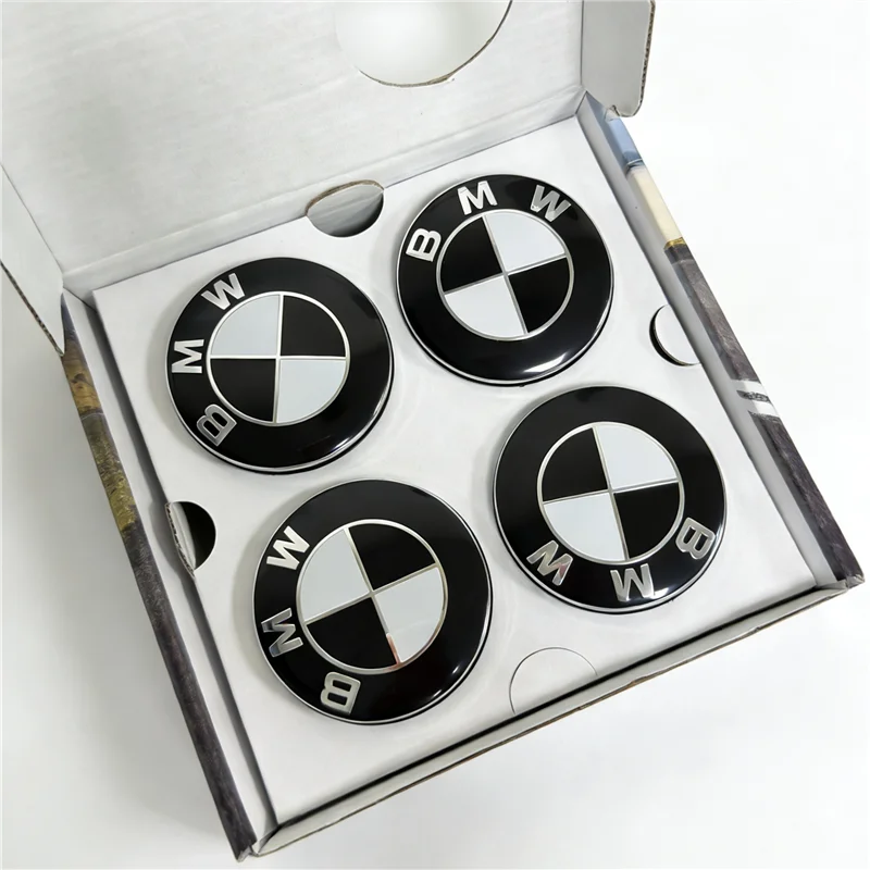 AAA 4pc 56/68mm 50th Anniversary Floating Wheel Center Caps For BMW G11 G12 G30 G31 G32 G08 G05 F46 F49 F39 F90 Auto Accessories