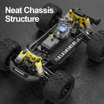 JIUSI RC Car PT14R MT14R 1/14 Brushless 80km/h 2.4G Remote Control 4WD Racing Car 3S 35C 2200mAh High Speed Off-road RC Truck