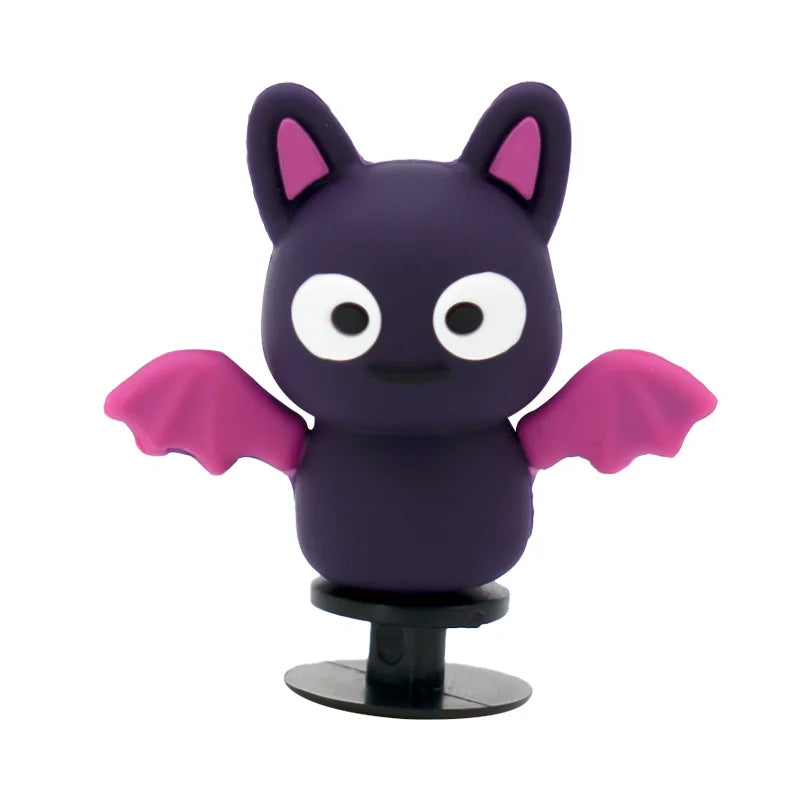 1/15pcs 3D Halloween Party Horrible Shoe Accessories Black Cat Ghost Witch Shoe Charms Woman Men Kids Pins Buckle Decorations