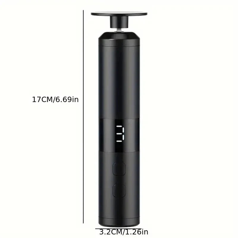 3-speed speed adjustment, LCD display screen, 16 interchangeable heads for home/foot and hand care, fast charging