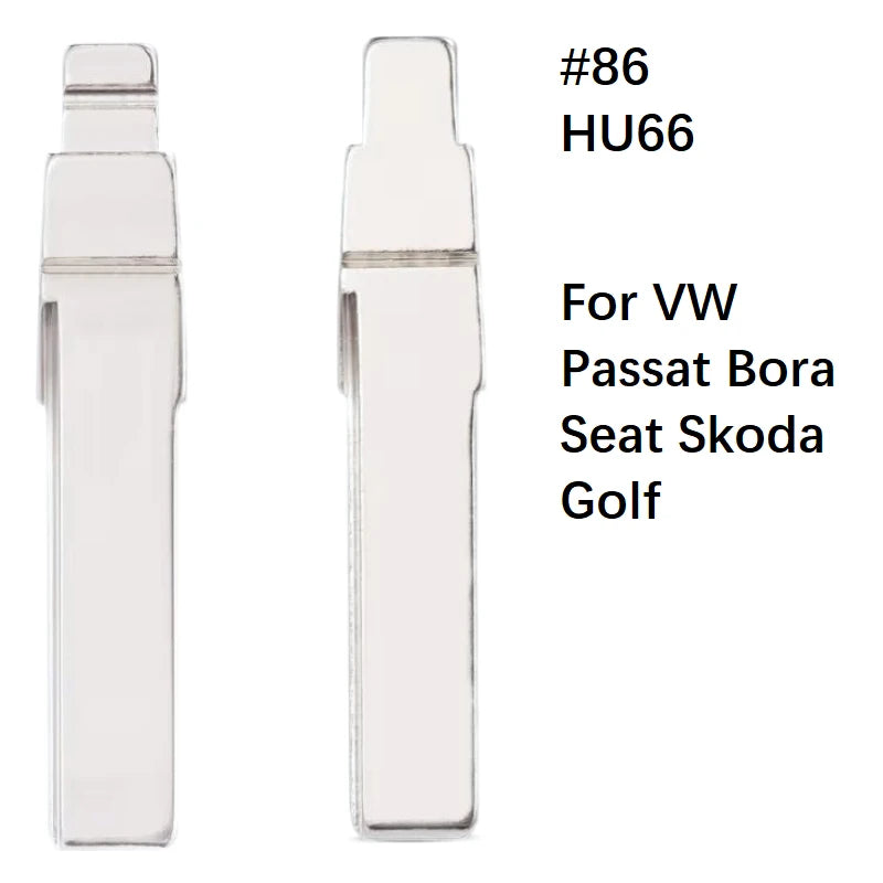 Remote Flip Key Blank Blade HU49 HU66 HU162T Universal Replacement Car Key For VW Santana Jetta Passat Bora Golf Seat Audi Skoda