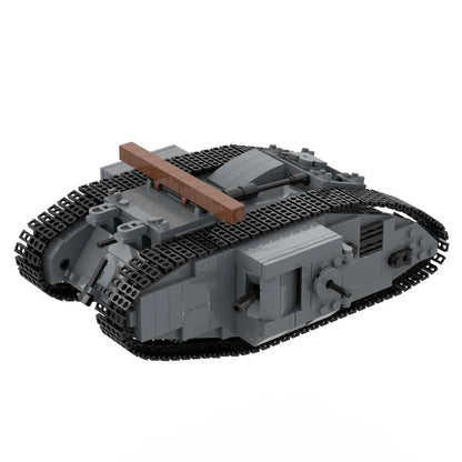 ww1 German A7V and MARK IV Heavy Tank Building Block Toy Military Vehicle Model Bricks Set