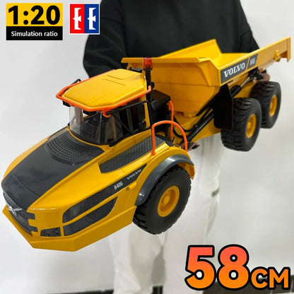 Double E E591 Rc Trucks 1/20 58Cm A40G Remote Control Cars Trucks Electric Dumper Tractor Engineering Vehicle Toys for Kids