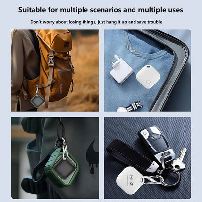 Mini GPS Tracker Smart Tag Apple Android Dual System Find My Global Locator Pet Wallet Car Elderly Kids Anti Lost Finder