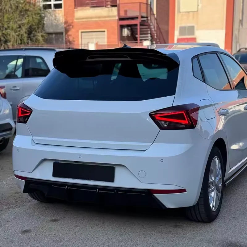 For Seat Leon FR MK4 Cupra Leon Ibiza MK5 6F Mk1 Hatchback Universal Car Rear Roof Spoiler Extention ABS 99Cm