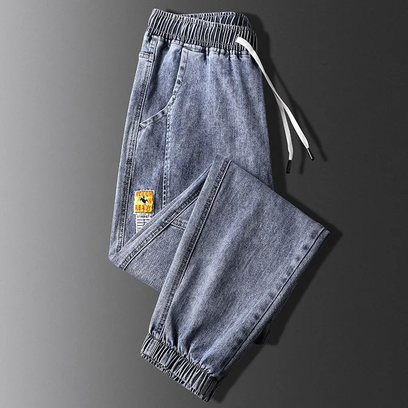 Thickened Fleece Lined Loose Fit Workwear Jeans for Men Casual Harlan Pants Multi Pockets Youth Trend Winter Construction Sit...