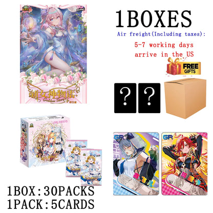 Goddess Story Collection Cards PR Booster Box Pack Full Set Bikini Puzzle Tcg Sexy Girl Party Game Playing Cards