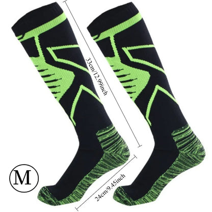 Men's Waterproof Knee-High Hiking Socks – Breathable Anti-Slip Outdoor Crew Socks for Trekking, Camping,Fishing Wet Terrain