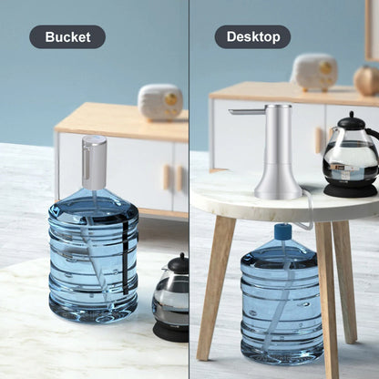 Electric Water Gallon Bottle Pump Automatic Folding Water Dispenser Pump 19 Liters Rechargeable Foldable Desk Water Bottle Pump