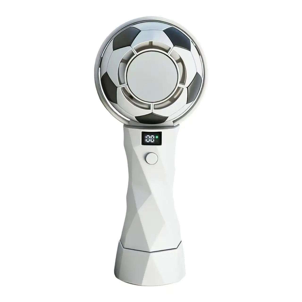 2026 Portable Turbo Cooling Fan, Soccer Ball Handheld Neck Fan, Rechargeable Mini High Speed Fan for Outdoor Travel