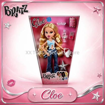 Original Bratz 25th Anniversary 2001 Reimagined Cloe Jade Sasha Yasmin Accessories Collectible Fashion Dress Doll Girls Gift Toy